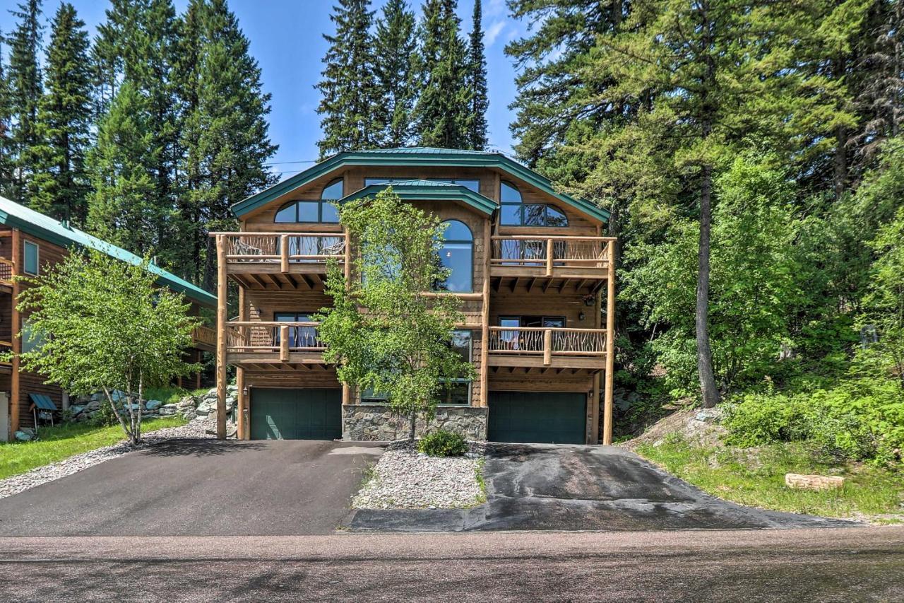 Rustic Home On Whitefish Mountain, Near Ski Run! Kültér fotó