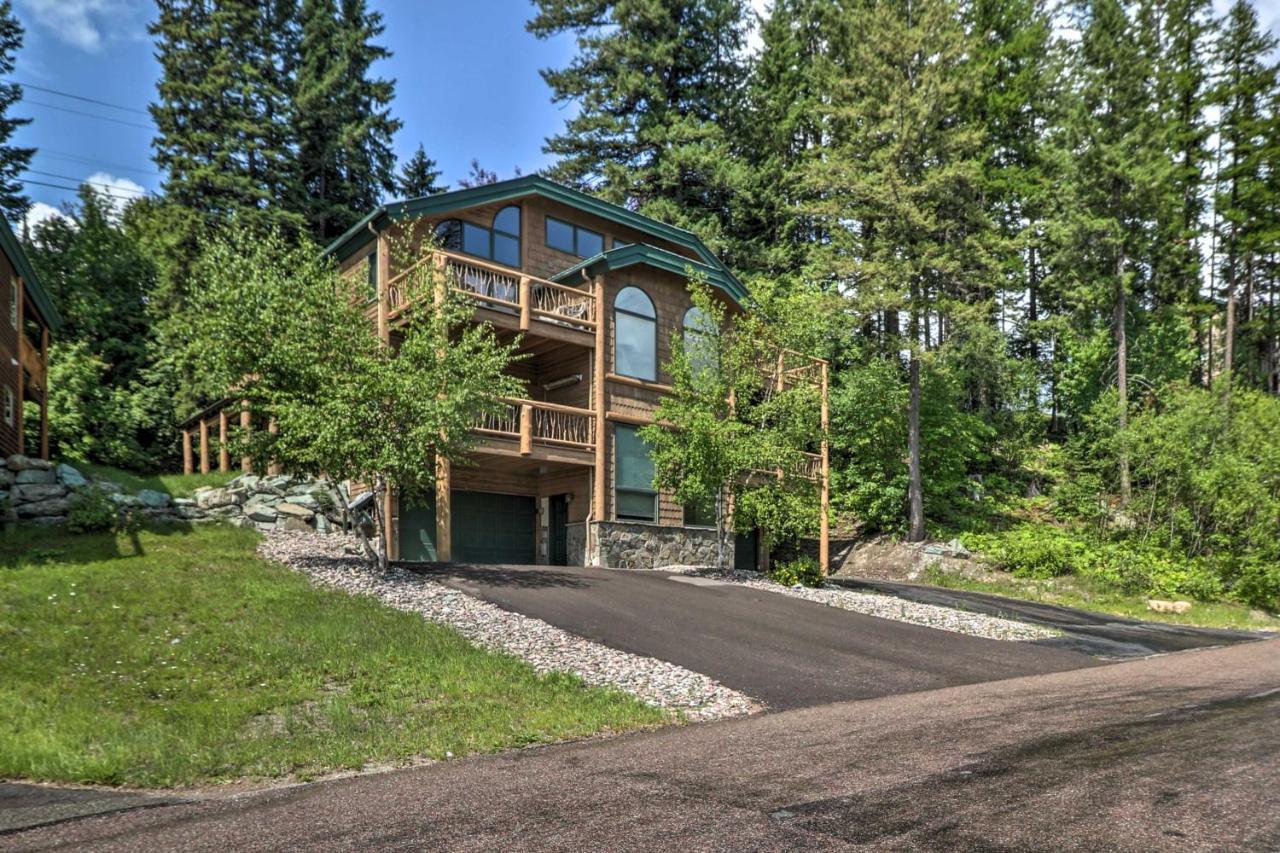 Rustic Home On Whitefish Mountain, Near Ski Run! Kültér fotó