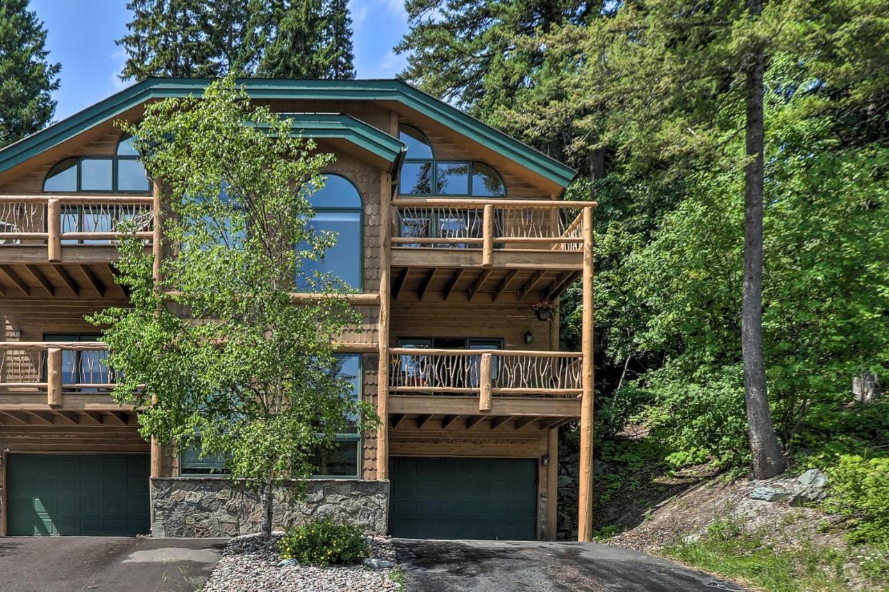 Rustic Home On Whitefish Mountain, Near Ski Run! Kültér fotó